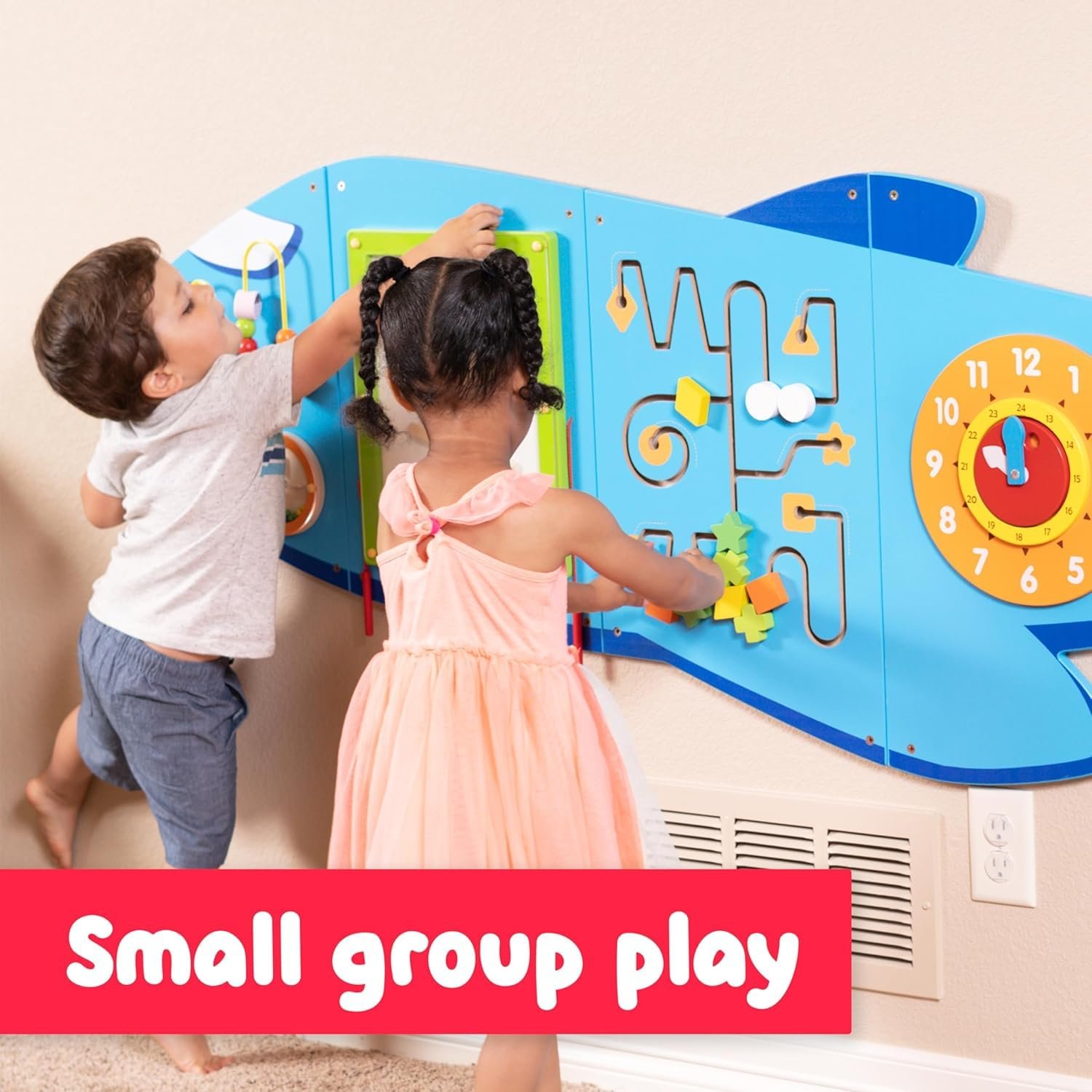 Skvora Aeroplane Design Wall Toy Set for Kids (Set of 5) - Image 3