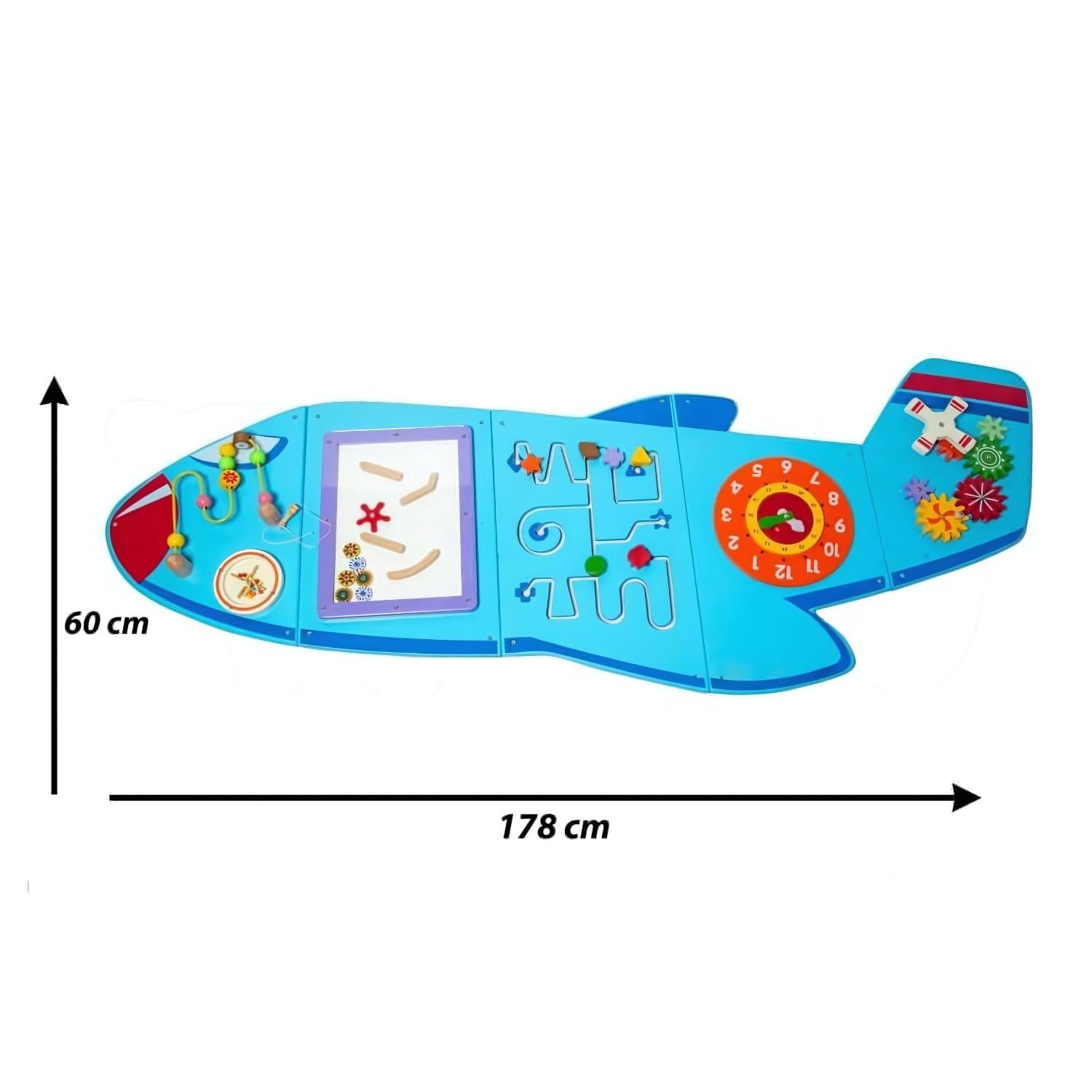 Skvora Aeroplane Design Wall Toy Set for Kids (Set of 5) - Image 8