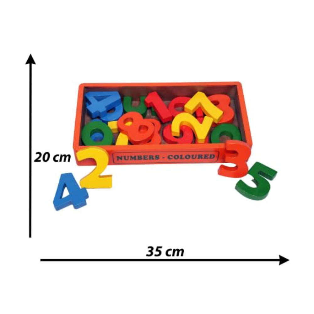 Wooden Number Puzzle Toy Blocks (0-9) Preschool Counting, Math Skills Educational Learning - Image 7