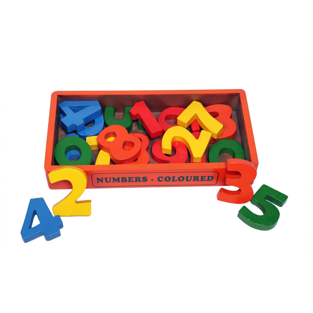 Wooden Number Puzzle Toy Blocks (0-9) Preschool Counting, Math Skills Educational Learning - Image 5