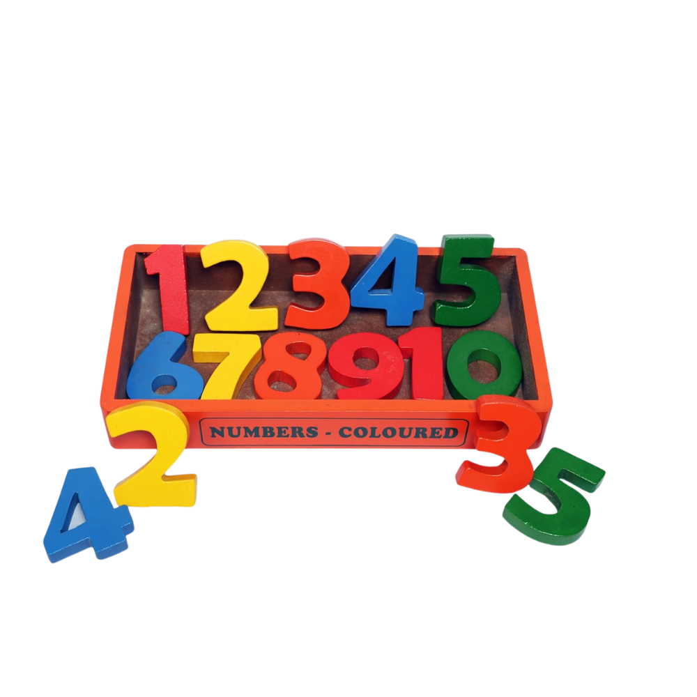 Wooden Number Puzzle Toy Blocks (0-9) Preschool Counting, Math Skills Educational Learning - Image 6