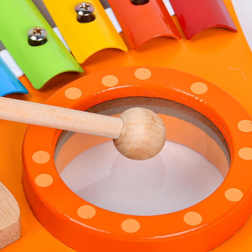 Bluebells Toys Hen Design Musical Creative Xylophone Non-Toxic Montessori Music Learning Instrument Toy for Kids Toddler Instrument - Image 3