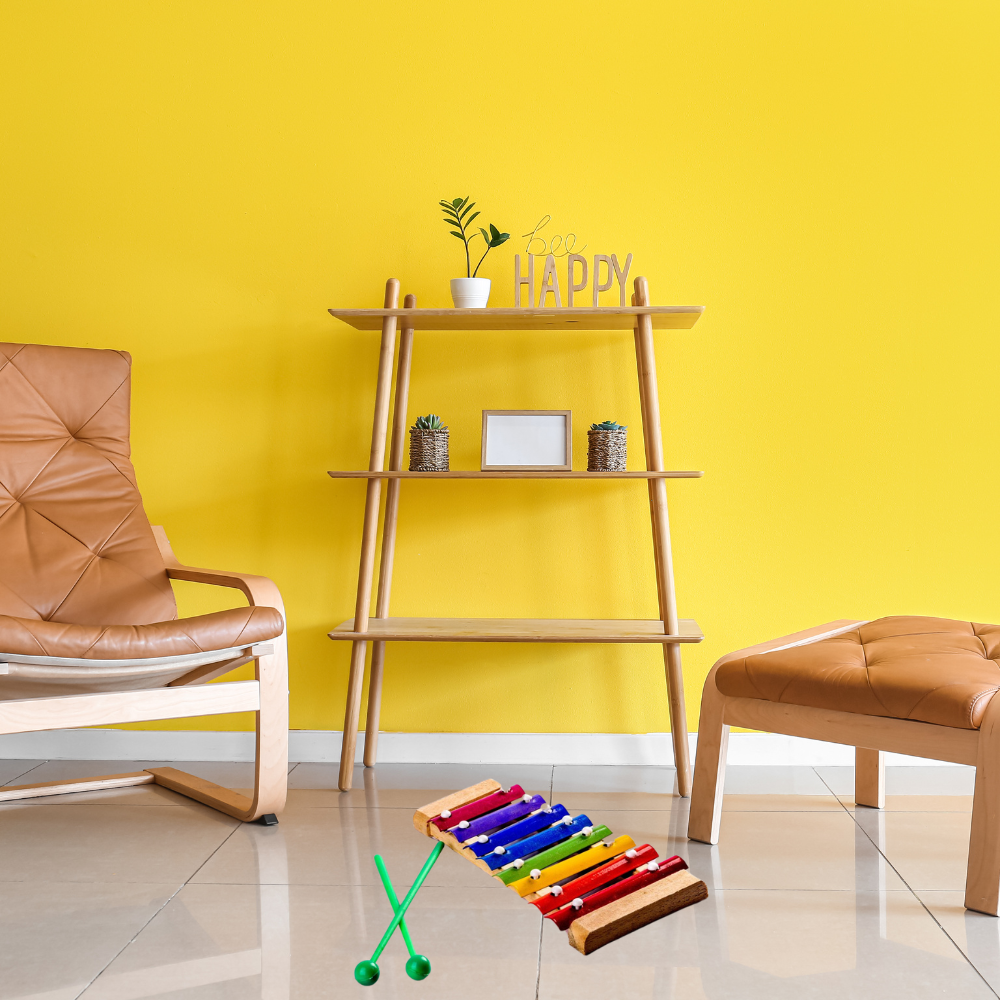 Bluebells Toys Ylotunes Musical Creative Wooden Instruments 8 Notes Xylophone for Kids MDF Wood & Non Toxic - Image 4