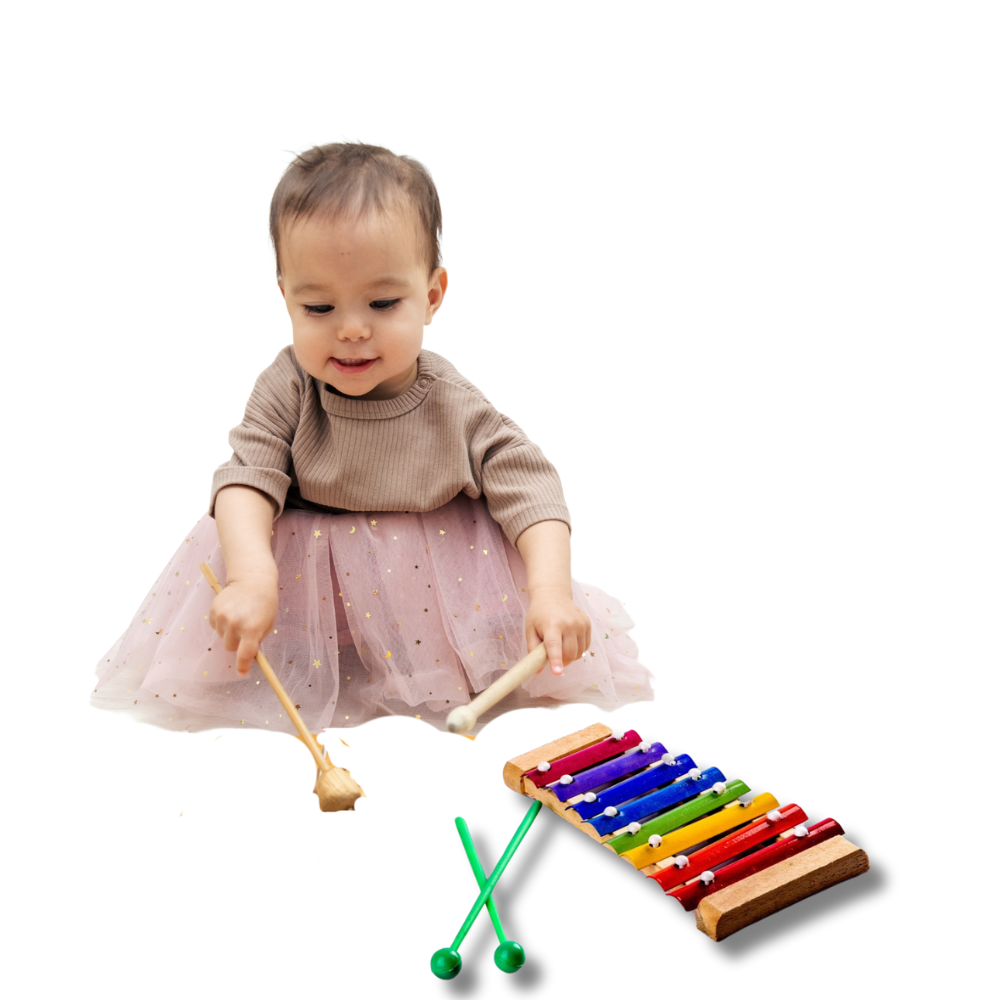 Bluebells Toys Ylotunes Musical Creative Wooden Instruments 8 Notes Xylophone for Kids MDF Wood & Non Toxic - Image 5
