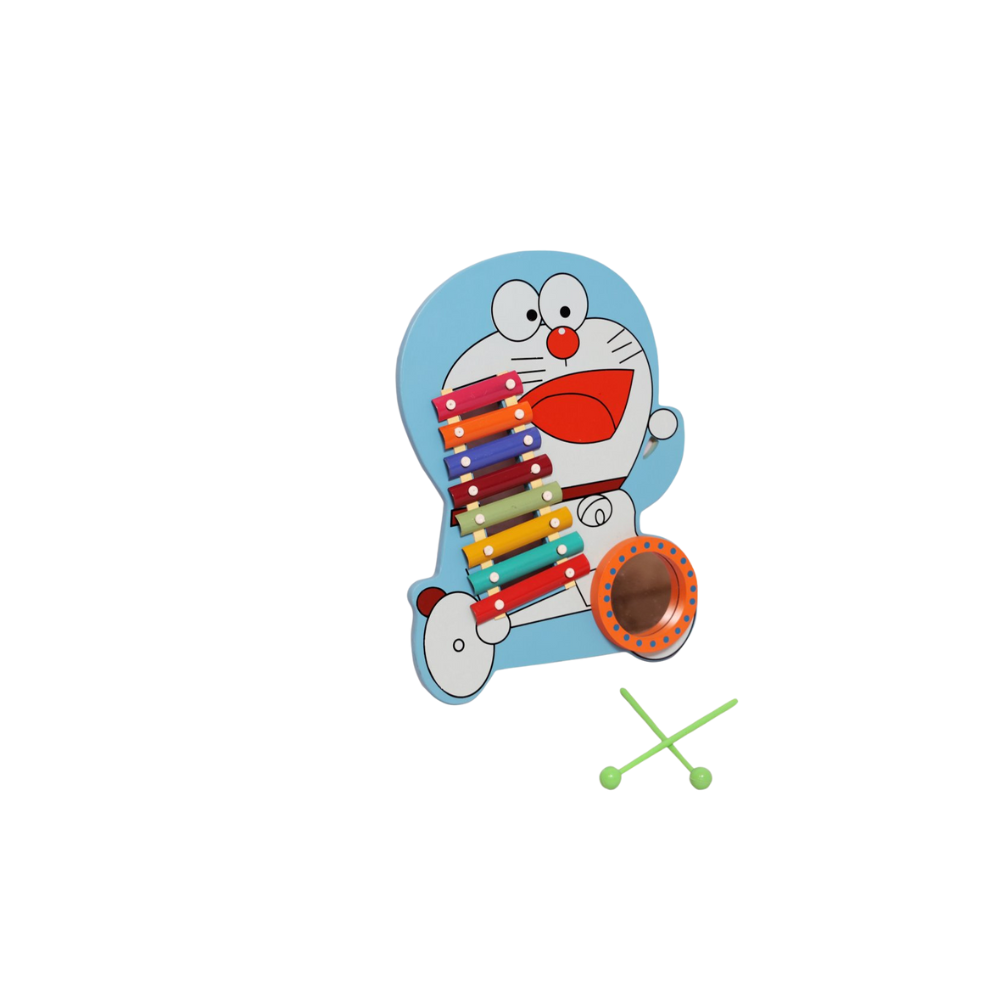 Bluebells Toys Wonder Doraemon Design Musical Creative Wooden Instruments Xylophone for kids Non Toxic - Image 7