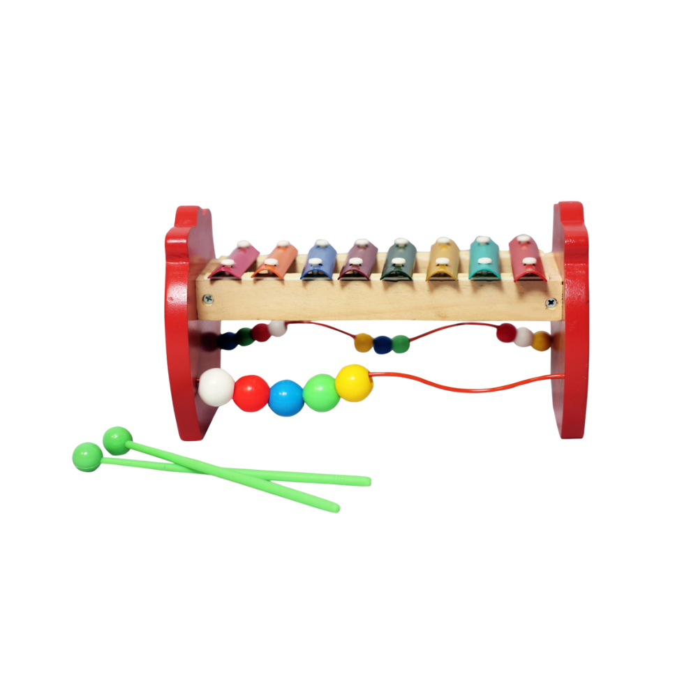 Bluebells Toys Strawberry Design Musical Creative Xylophone Non-Toxic Montessori Music Learning Instrument Toy for Kids - Image 6