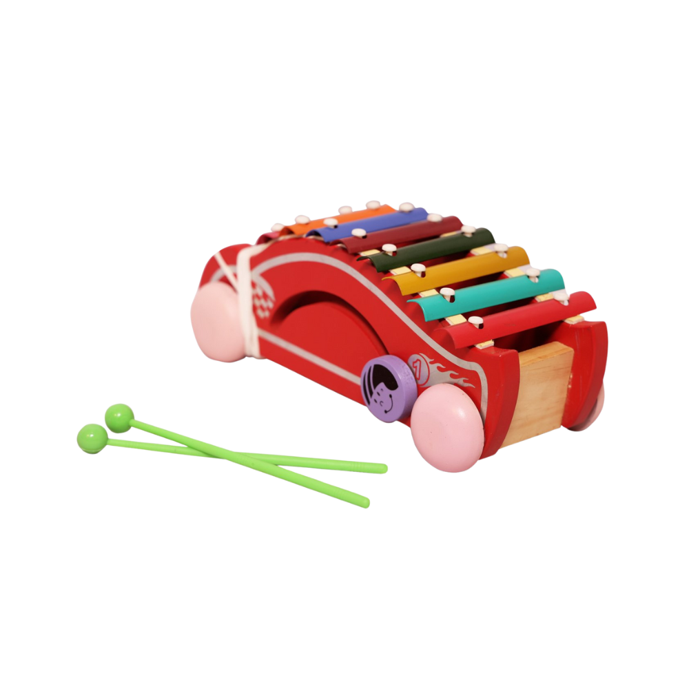 Bluebells Toys Komagic Car Design Musical Creative Wooden Instruments Xylophone for kids Non Toxic - Image 6