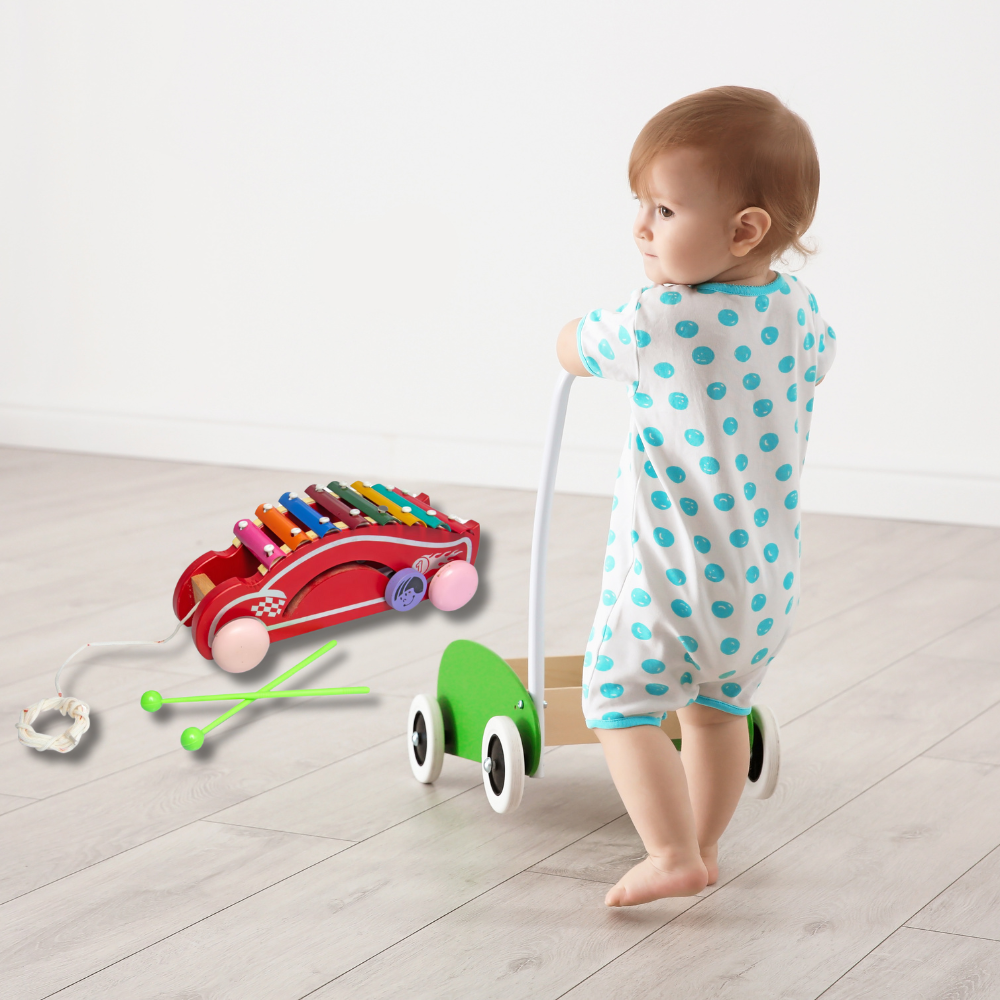 Bluebells Toys Komagic Car Design Musical Creative Wooden Instruments Xylophone for kids Non Toxic - Image 4