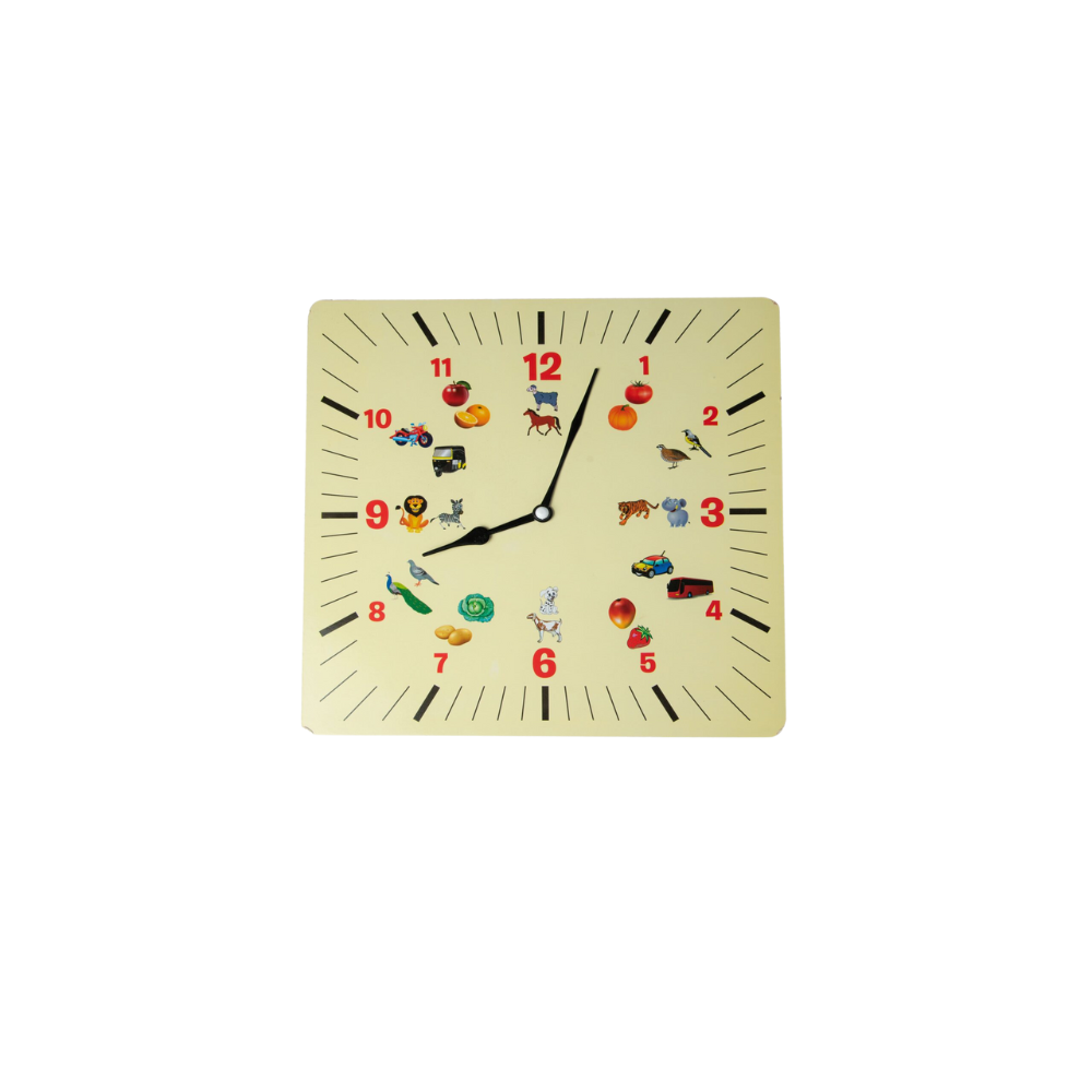 Bluebells Toys Yzzle Adventuring Design Learning Educational Puzzle Clock Toy MDF Wood & Non-Toxic For Kids - Image 4