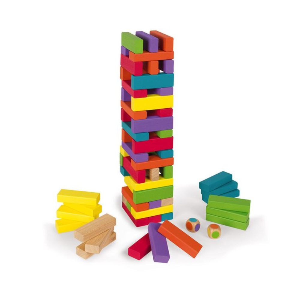 Bluebells Toys Wooden Coloured Sticks Educational Non-Toxic Toy for Toddlers & Preschoolers - Image 2