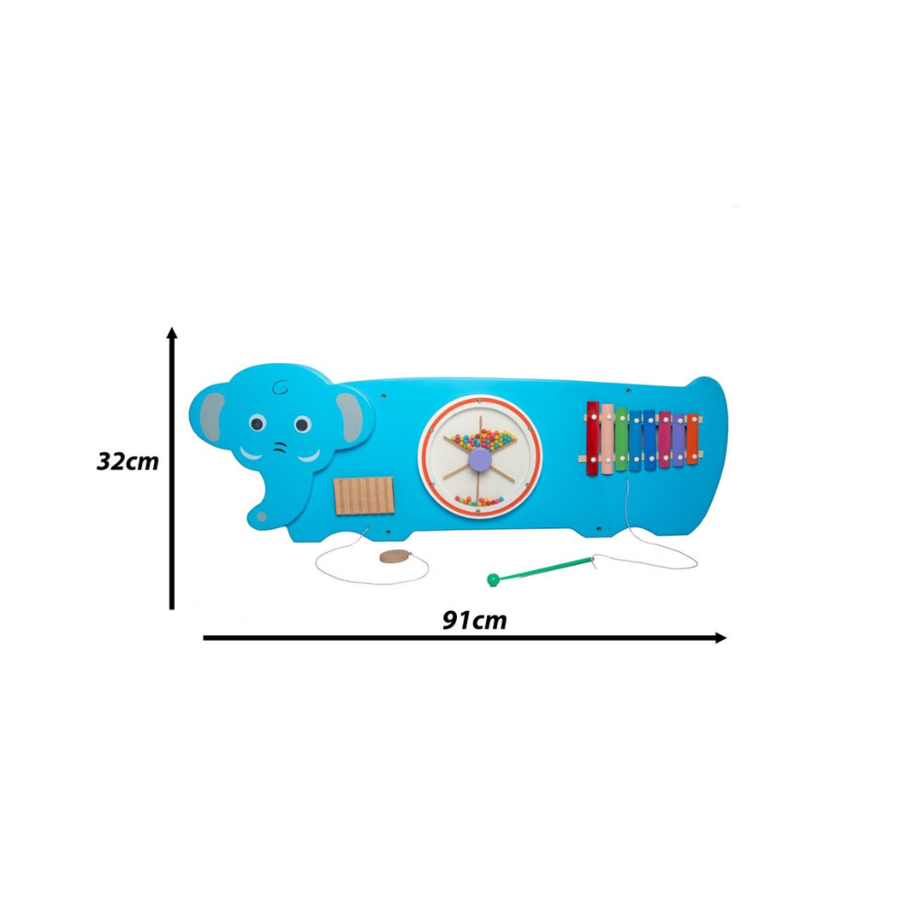 Bluebells Toys Elephant Design Wall Mounted Activity Toy - Image 7