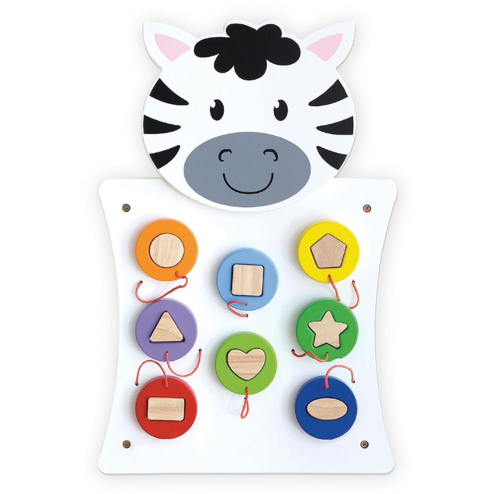 Spark & Wow Zebra Play Board and Activity Centre Wall Mounted Toy - Image 10