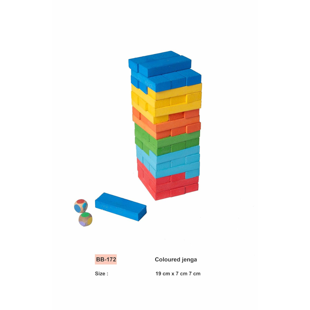 Bluebells Toys Wooden Coloured Small Sticks Educational Non-Toxic Toy for Kids - Image 5