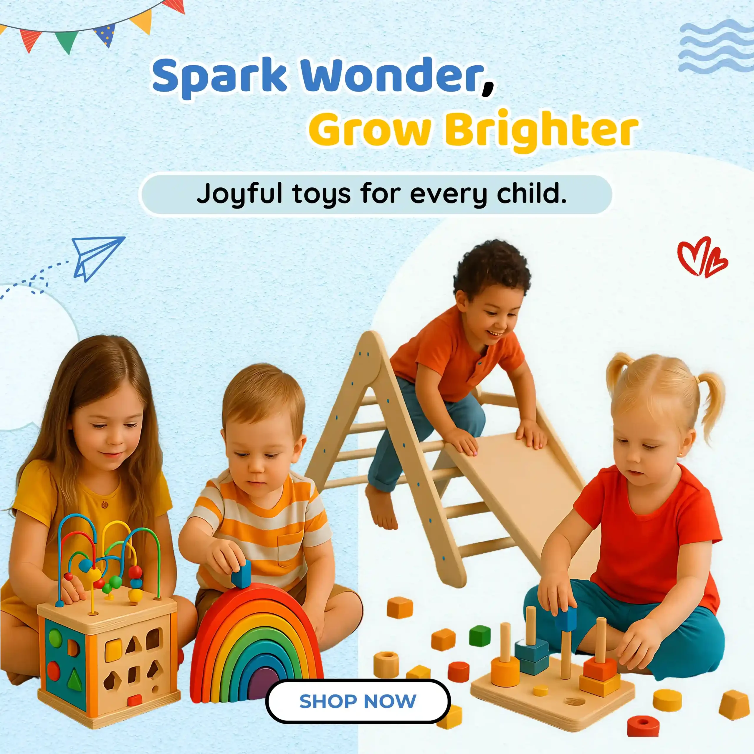 hero banner blue bells toys