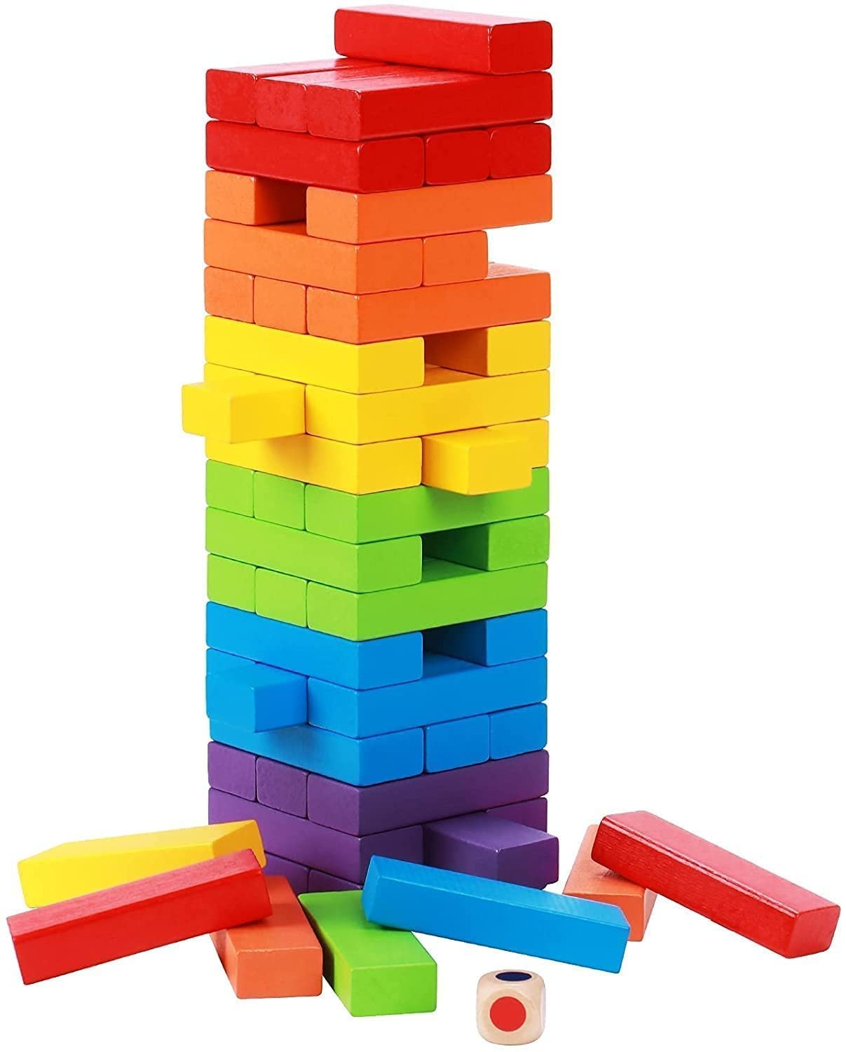 Bluebells Toys Wooden Coloured Small Sticks Educational Non-Toxic Toy for Kids - Image 3