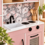 Blush Kitchen Kitchen Play Set for Kids - Image 3