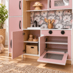 Blush Kitchen Kitchen Play Set for Kids - Image 4
