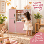 Blush Kitchen Kitchen Play Set for Kids - Image 5