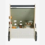 Wooden Toy Walking & Learning Push Along Activity Baby Walker - Image 9