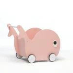 Decorative Fish Design First Steps Trolley Baby Walker Push Along Activity for Kids - Image 3