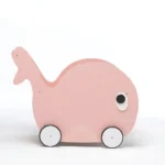 Decorative Fish Design First Steps Trolley Baby Walker Push Along Activity for Kids - Image 4