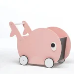 Decorative Fish Design First Steps Trolley Baby Walker Push Along Activity for Kids - Image 5