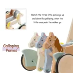 Galloping Ponies Push and Pull Activity Walker Adjustable Speed, Baby Walker - Image 6