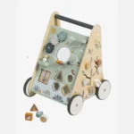 Wooden Toy Walking & Learning Push Along Activity Baby Walker - Image 4
