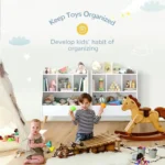 3-Tier Bookshelf Open Bookcase, for Baby Books Organizer - Image 2