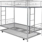 Embark on Nightly Ladder Bunk Bed for Kids with Wheels - Image 3