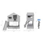 Adventure with The Robinsons Bunk Bed for Kids with Ladder - Image 5
