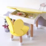 Elegant Toddler Table and Chair Set for Kids Playing Furniture - Image 4