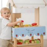 Multifunctional Children's Store Van Ice Cream Cart Trolley Baby Walker for Toddlers - Image 4