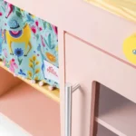 Charm Mini Kitchen and Refrigerator Kitchen Play Set (Pink) - Image 3