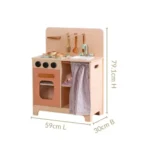 Wooden Kitchen Play Set With Utensils - Image 5