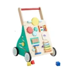 Walking & Learning Push Along Activity Baby Walker Montessori Wooden Toy - Image 4