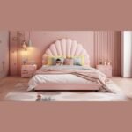 Modern Elegant Sun Design Queen Size Bed for Children - Image 2