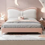 Modern Elegant Charm Queen Size Bed for Girls - Image 2