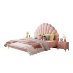 Modern Elegant Sun Design Queen Size Bed for Children - Image 5
