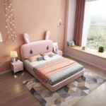 Modern Elegant Pikachu Design Queen Size Bed for Children - Image 2