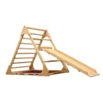 Triangle Pikler climbing Wooden Montessori Play Structure - Image 4