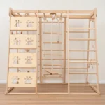 Kitty Triangle Sports Climbing Wooden Montessori Play Structure - Image 3