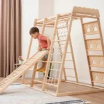 Kitty Triangle Sports Climbing Wooden Montessori Play Structure