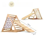 Triangle Pikler climbing Wooden Montessori Play Structure - Image 5