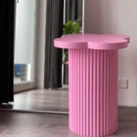 Elegant Design Coffee Table Child-Safe Montessori Activity Table for Kids (Pink) - Image 2