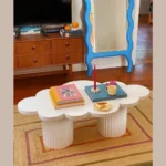 Modern Cloud Design Coffee Table for Kids