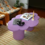 Blue Bells Toys Kid-Friendly Size & Safe Design Coffee Table for Kids (Purple) - Image 4
