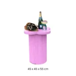 Elegant Design Coffee Table Child-Safe Montessori Activity Table for Kids (Pink) - Image 6