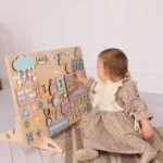 Busy Board for Kids Fine Motor Skill Development