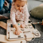 Sensory Busy Board for Kids Fine Motor Skill Development - Image 3